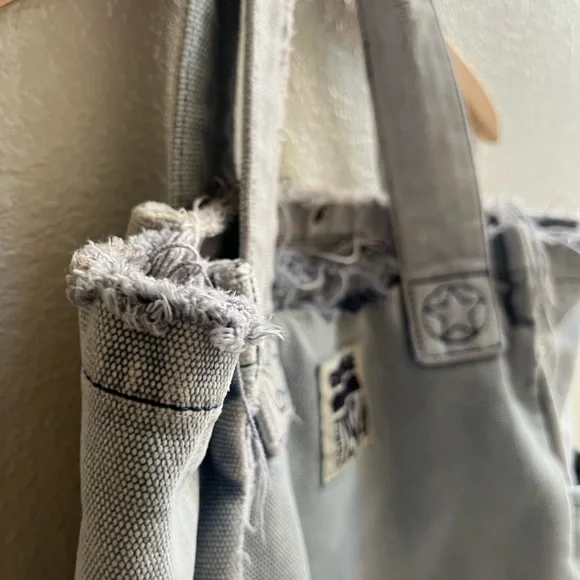 Converse One Star 1974 Light Gray Denim Purse - Picture 9 of 16